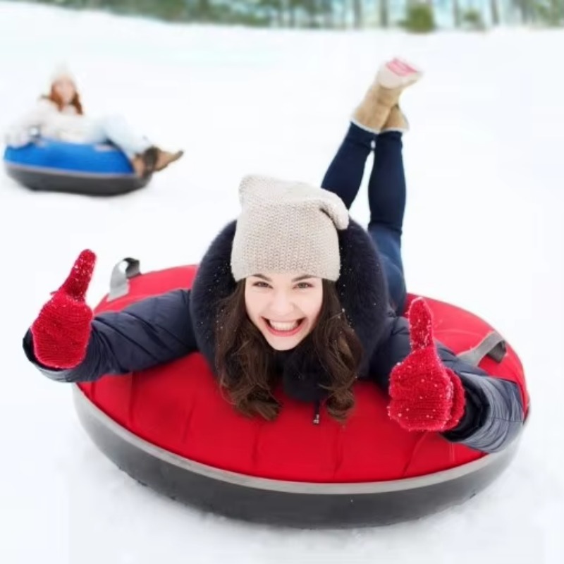 Heavy Equipment Youtube - Inflatable Snow Tube Heavy-Duty Winter Sledding
