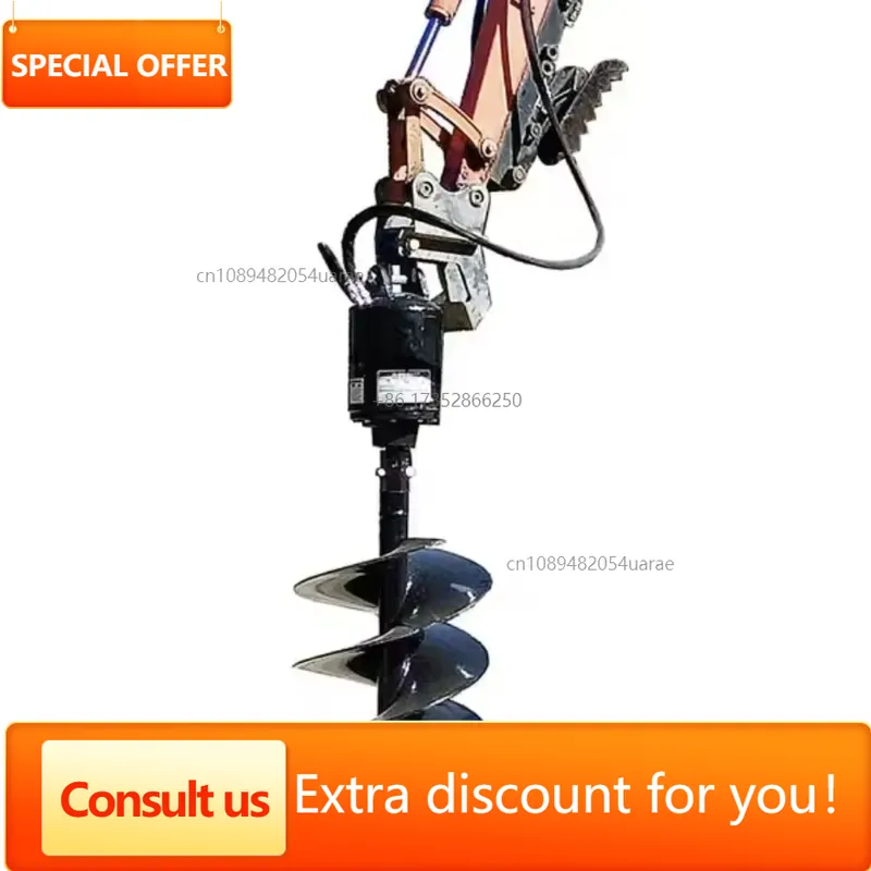 Hydraulic Earth Auger Drill At - огляд і ціна Auger Drill Attachment