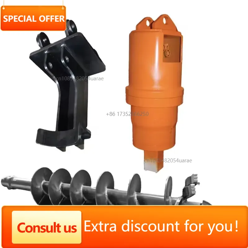 Hydraulic Earth Auger Drill At - огляд і ціна Auger Drill Attachment