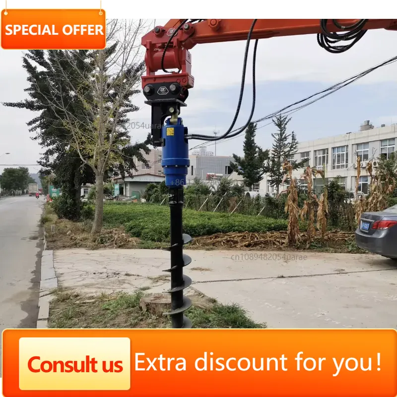 Hydraulic Earth Auger Drill At - огляд і ціна Auger Drill Attachment