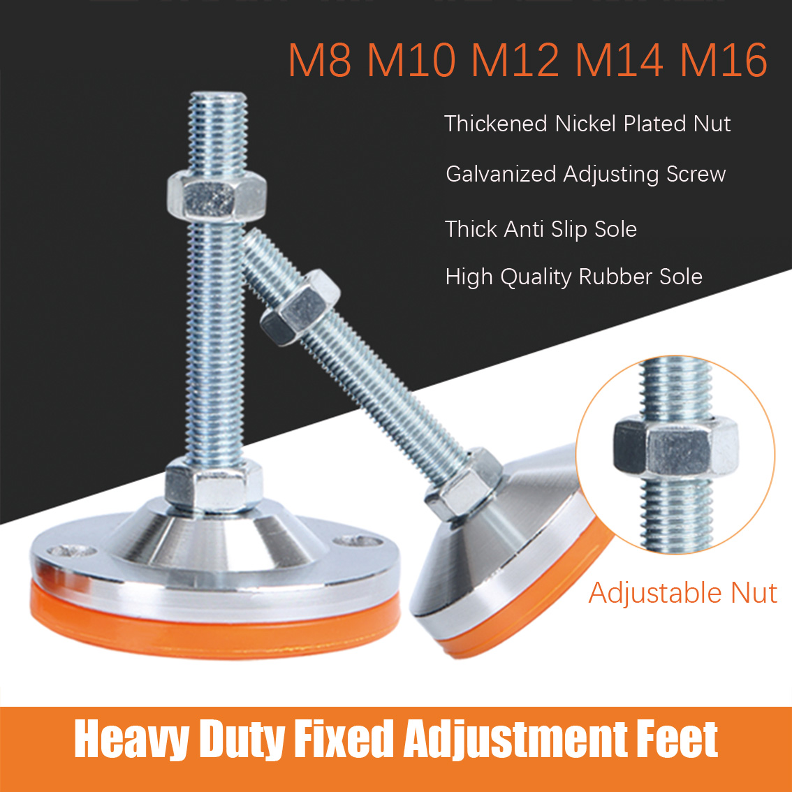1Pcs Heavy-Duty Adjustable Foo - огляд і ціна Heavy Equipment Operation