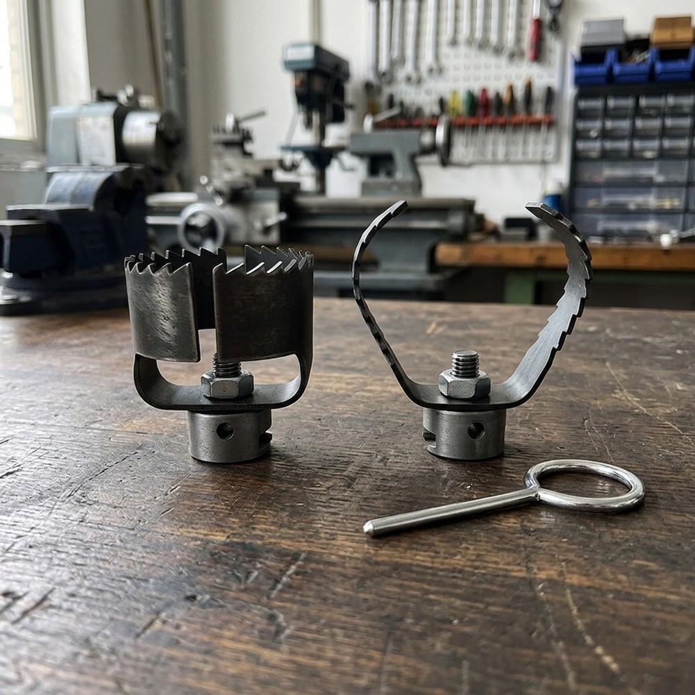 3 Pcs Steel Drain Auger Attach - огляд і ціна Auger Drill Attachment