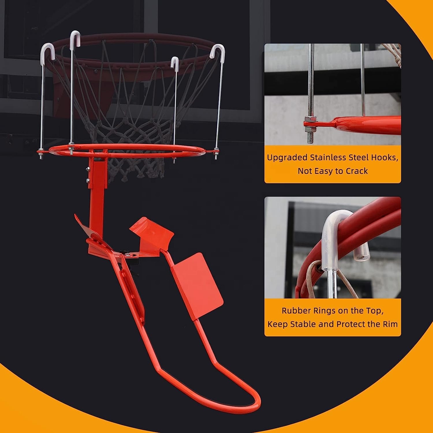 Heavy-Duty Steel Basketball Re - огляд і ціна Heavy Equipment Training
