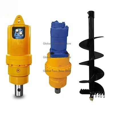 ADH5700W Hydraulic Earth Auger - огляд і ціна Auger Drill Attachment