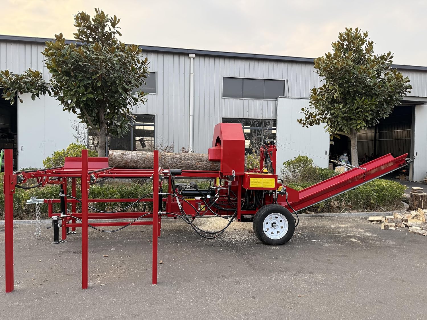 Heavy Duty 45 ton Firewood Cut - огляд і ціна Heavy Equipment Grinder