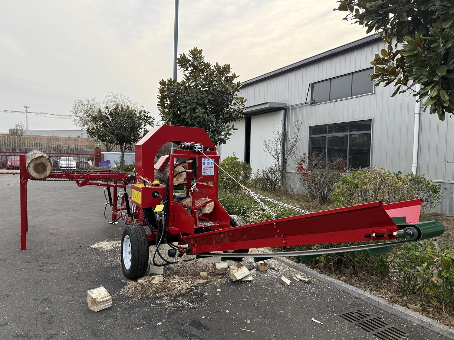 Heavy Duty 45 ton Firewood Cut - огляд і ціна Heavy Equipment Grinder
