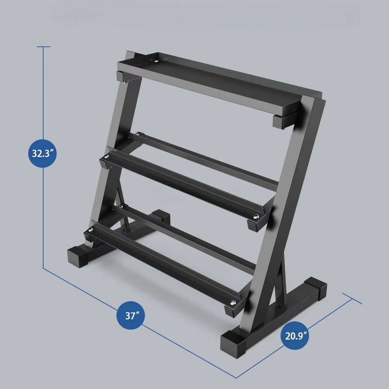 3-Tier Dumbbell Storage Rack 8 - огляд і ціна Heavy Equipment Training