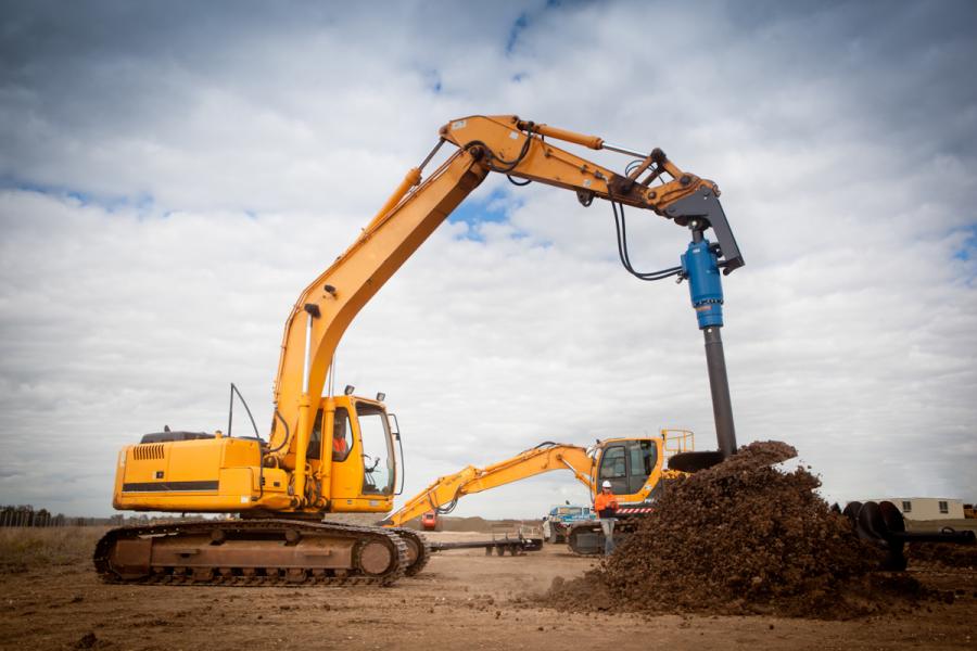 Excavator Attachments Hydrauli - огляд і ціна Auger Drill Attachment