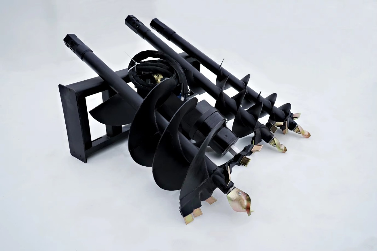 Heavy   Skid Steer Auger Attac - огляд і ціна Auger Drill Attachment