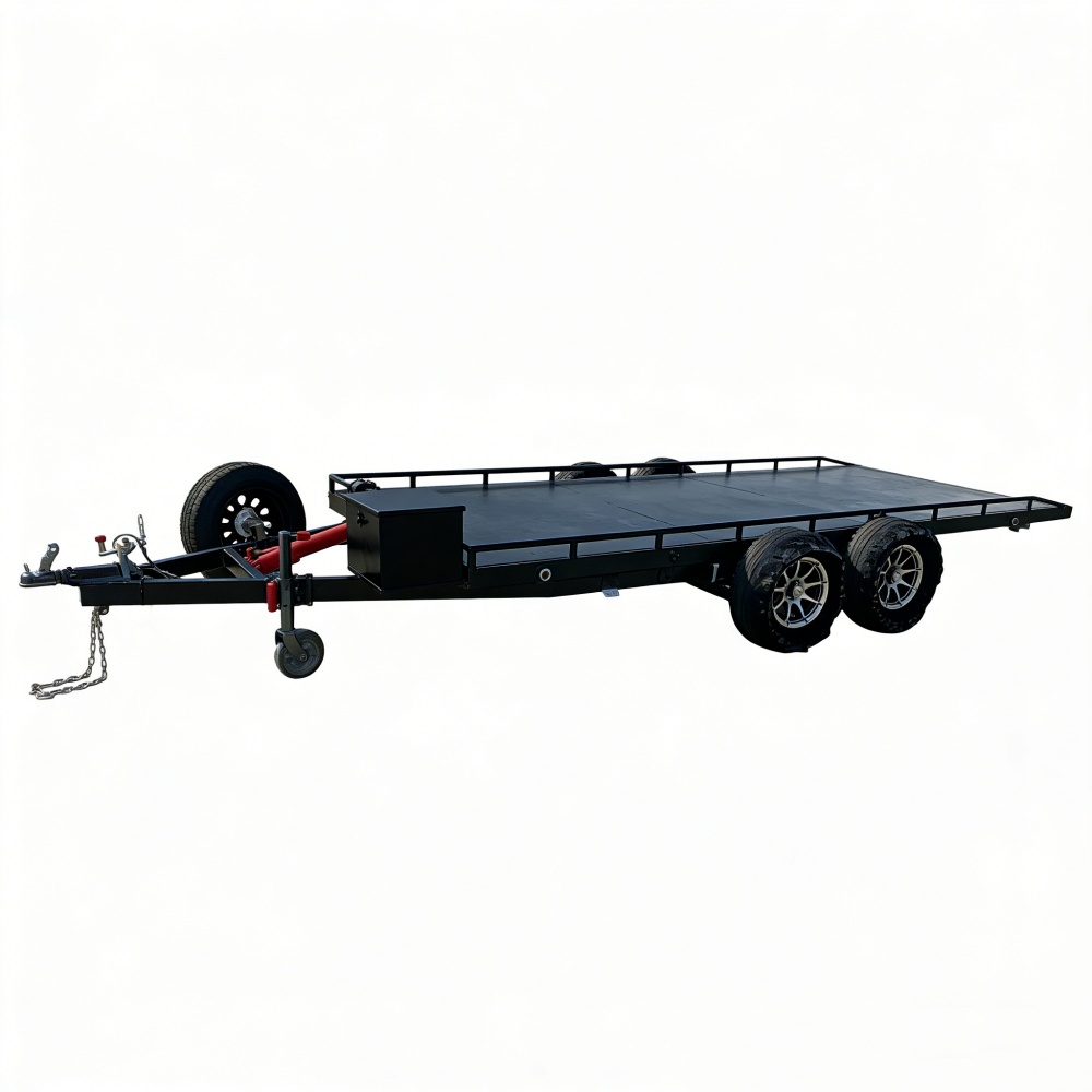 Heavy-Duty Double Axle Steel C - огляд і ціна Heavy Equipment Haulers