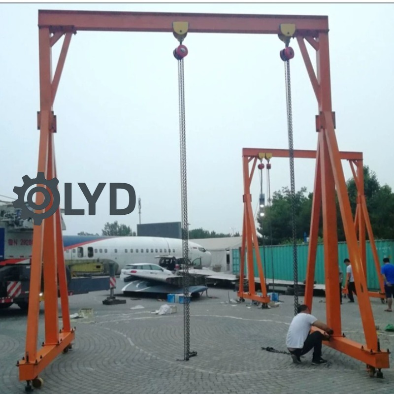 Mobile Gantry Crane Small Gant - огляд і ціна Electric Chain Hoist