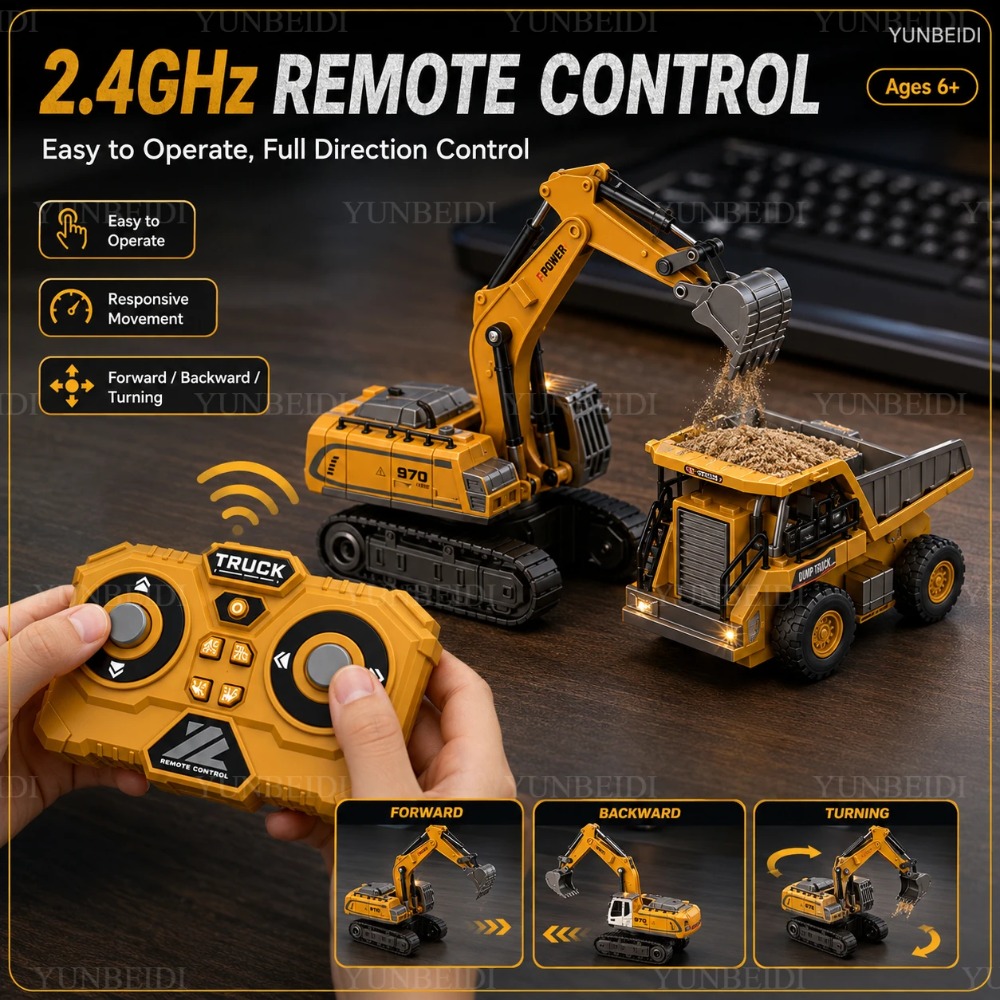Remote Control Mini Alloy Car  - огляд і ціна Heavy Equipment Operation