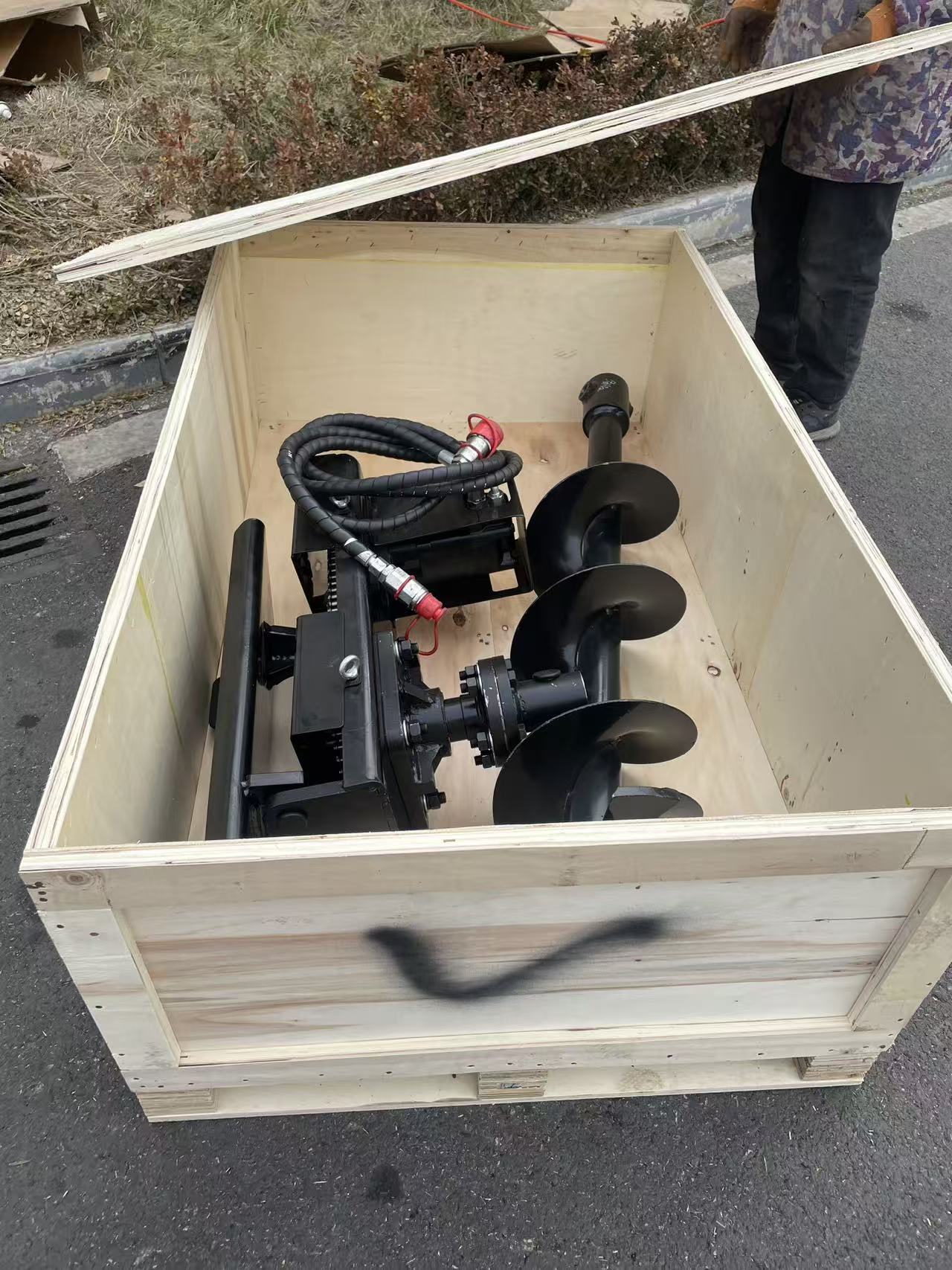 Hydraulic Earth Auger Drill fo - огляд і ціна Auger Drill Attachment
